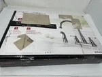 New Delta Emmett Kitchen Faucet W/ Sprayer Finish - Chrome. Fixed Price $149.99.