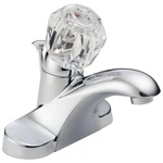Delta B512LF Foundations Chrome 4" Centerset Bathroom Faucet New Open Box. Fixed Price $49.99.