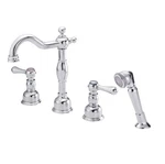 Danze D306757 Roman Tub Faucet With Soft Touch Personal Shower Chrome W/D215000B. Fixed Price $99.99.