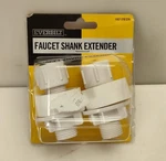 Everbilt 1/2 In. Nps Faucet Shank Extender Model #865910 White For Hot And Cold. Fixed Price $10.00.