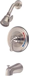 Kingston Brass Magellan Tub And Shower Faucets Brushed Nickel Finish KB638. Fixed Price $95.09.