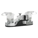 Valterra Chrome Lavatory Faucet W Clear Arcylic Lever Handle & Diverter. Fixed Price $38.17.