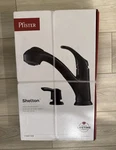 Pfister Shelton Matte Black Finish Pull Out Kitchen Faucet F-WKP-701B. Fixed Price $63.99.