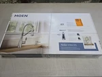Moen Nolia Single Handle Pull Down Kitchen Faucet - Stainless Steel. Fixed Price $243.98.