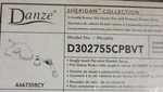 Danze Sheridan Collection 2-HANDLE Roman Tub Faucet Trim W/personal Shower Spray. Fixed Price $100.00.