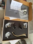 Moen T6107BN Kingsley Brushed Nickel 2 Handle Wall Mount Lavatory Lever Trim. Fixed Price $250.00.