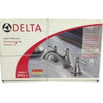 Delta Lewiston Widespread Bathroom Faucet 35902-SS Brilliance Stainless Finish. Fixed Price $109.00.