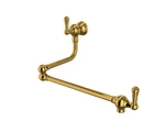Perrin And Rowe U.4799LS-ULB-2 Wall Mount Swingarm Pot Filler Unlacquered Brass. Fixed Price $2019.83.
