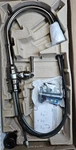 Delta 9190-KS-DST Broderick Pull Down Kitchen Faucet, Black Stainless. Fixed Price $530.00.