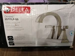 Delta Olmsted 25717LF-SS Brillance Stainless Finish 4" Centerset. Fixed Price $199.00.