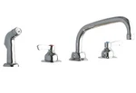 Elkay Kitchen Faucet Concealed Deck In Polished Chrome LK801AT08L2 C2. Fixed Price $150.00.