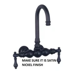 Elizabethan Classics 2-HANDLE Claw Foot Tub Faucet Without Shower Satin. Fixed Price $174.99.