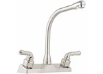 Lasalle Bristol 20380R340NABX Utopia 8" Kitchen Faucet W/high Rise Brush Nickel. Fixed Price $64.43.