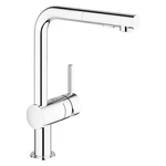 Grohe Minta Kitchen Faucet With Pull-out Spray Starlight Chrome 30300000. Fixed Price $200.00.