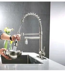 Kitchen Sink Faucet Stainless Steel Single Handle Pull Down Sprayer Swivel Mixer. Fixed Price $64.99.