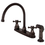 Kingston Brass KB472.BXSP Metropolitan 1.8 Gpm Deck Mounted - Bronze. Fixed Price $230.72.