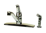 Empire SL801F-4-A Single Lever Kitchen Faucet With Spray Chrome. Fixed Price $78.20.
