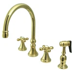 Kingston Brass KS279.AXBS Governor 1.8 Gpm Widespread Kitchen -. Fixed Price $337.97.