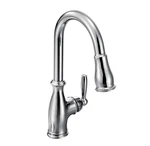 Moen 7185C Brantford Single Handle Pulldown Spray Kitchen Faucet- Chrome. Fixed Price $154.99.