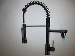 Forious Single Handle Pull Out Sprayer Kitchen Faucet W Led Light No Deckplate. Fixed Price $60.75.