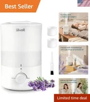 3L Cool Mist Humidifier & Essential Oil Diffuser - Ultra Quiet Top Fill Design. Fixed Price $63.89.