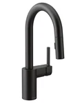 Moen 5965BL Deck Mounted Pull Down Bar Kitchen Faucet Matte Black New!. Fixed Price $475.40.