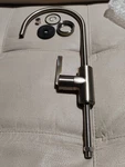 Kingston Brass 1/4 Turn Water Filtration Faucet 5-7/8" Spout Reach Antique. Fixed Price $48.00.