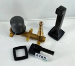 Kohler Riff Single-handle Lever Wall-mounted Bathroom Faucet 1.2GPM Matte Black. Fixed Price $129.00.