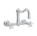 Rohl A1456XAPC-2 Column Spout Bridge Kitchen Faucet With Five Spoke Handles. Fixed Price $489.99.