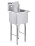 Durasteel 304 Commercial Stainless Utility Sink - 15 Inch Tub Freestand.... Fixed Price $421.09.