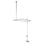 Kingston Brass CC66T Vintage Wall Mounted Clawfoot Tub Filler - Chrome. Fixed Price $792.97.