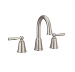 Moen 84349SRN Widespread 2-HANDLE Watersense High-arc Spot Resist Brushed Nickel. Fixed Price $125.00.