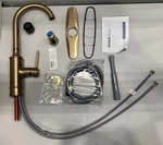 Moen Gilden High Arc Pulldown Kitchen Faucet Bronzed Gold - 87679BZG. Fixed Price $229.98.