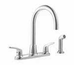 American Standard 7074551.002 Two Handle Kitchen Faucet With Handspray. Fixed Price $99.99.