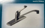 Aquaplumb 1550010 Chrome-plated 3-HOLE Single Handle Kitchen Faucet. Fixed Price $29.99.