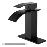 Airuida Waterfall Spout Single Handle Bathroom Sink Faucet Hole Rv Lav.... Fixed Price $42.27.