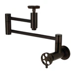 Kingston Brass KS810.RKX Webb 3.8 Gpm Wall Mounted Hole Pot - Bronze. Fixed Price $406.22.
