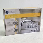 Boston Harbor FL010003CP Two-handle Laundry Faucet, Knob Handles, Chrome. Fixed Price $43.01.
