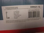 Westbrass Tip Toe Sch. 40 Pvc Bath Waste With One-hole Elbow In Oil Rubbed Bronz. Fixed Price $49.99.