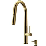 Vigo Greenwich 1.8 Gpm Single Hole Pre-rinse Pull Down Kitchen Faucet -dispenser. Fixed Price $96.99.