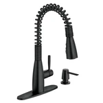 Moen Springvale Single-handle Sprayer Kitchen Faucet Matte Black 87998BL Read. Fixed Price $119.96.