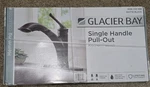 New Glacier Bay Hemming Single-handle Pull-out Sprayer Kitchen Faucet Deckplate. Fixed Price $47.70.