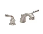 Huntington Brass Cypress Widespread Bathroom Faucet Satin Nickel W/ Metal Drain. Fixed Price $129.00.