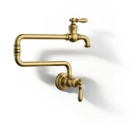 Kohler K-99270-2MB Artifacts Wall Mounted Pot Filler Faucet, Brushed Brass. Fixed Price $795.00.