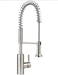 Miseno MN0281SS Professional Series Pre-rinse Kitchen Faucet Stainless Steel Nw. Fixed Price $150.00.