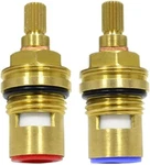 Huashan Replacement Brass Ceramic Disc Stem Cartridge Faucet Valve Quarter Turn. Fixed Price $14.49.