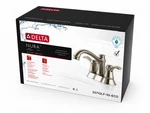 Delta Nura Bathroom Faucet 25710LF-SS-ECO Brushed Nickel 4" Centerset New. Fixed Price $60.00.