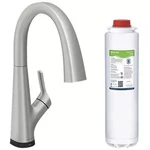 Elkay Avado LKAV7051FLS Stainless Steel Kitchen Faucet Pull-down Filter. Fixed Price $115.00.