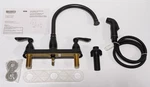 Delta Windemere Oil Rubbed Bronze Two Handle Kitchen Faucet 21996LF-OB. Fixed Price $79.00.