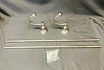 Pfister, BTB-TB2D, Tisbury 24" Towel Bar, Polished Nickel. Fixed Price $63.99.